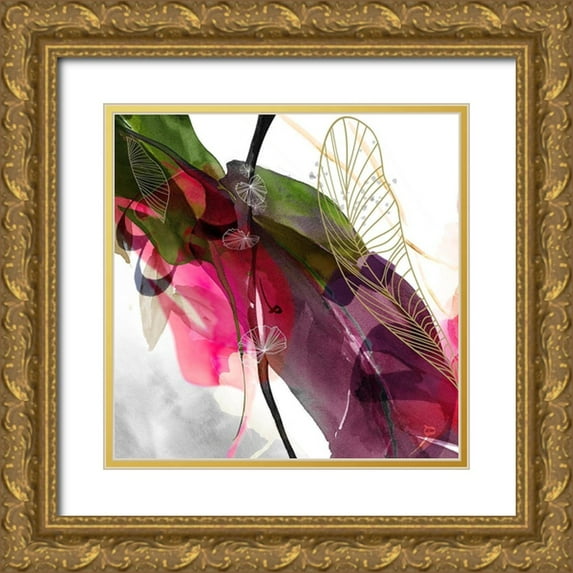 Abbas, Helen 12x12 Gold Ornate Wood Framed with Double Matting Museum Art Print Titled - Seasons VII