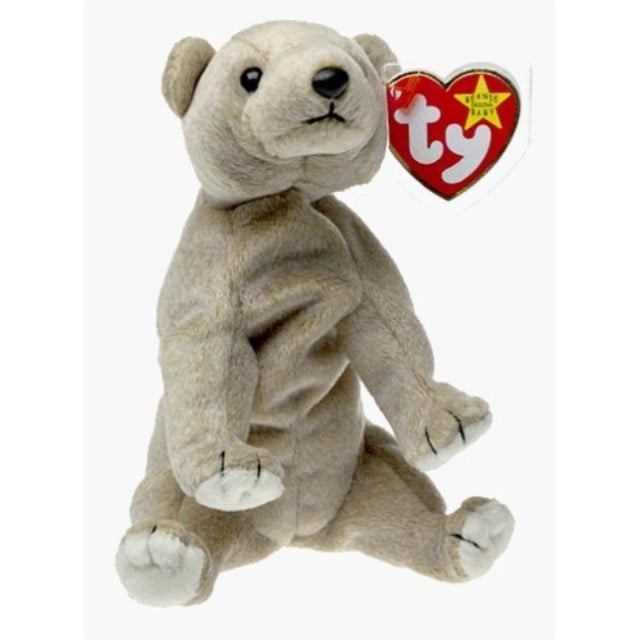 TY Beanie Baby Almond The Bear No Hang Tag 