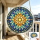 thumbnail image 1 of Traductor de rompecabezas acrílico atrapaluz con 83 piezas con formas, diseño floral, reflejo de luz solar, decoración colgante para ventana, regalo para aliviar el estrés en adultos, 1 of 9