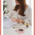 thumbnail image 4 of Mug Warmer for Desk,Coffee Cup Warmer Cordless,USB Rechargeable Portable Auto Shut-Off Heating Pad,Home Office Water Tea Coffee Milk Warmer Pad,White, 4 of 7