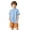 Blue Striped and Khaki, variant on Boy's 2 Pieces Summer Shorts Outfits Linen Set Casual Henley Shirts Short Sleeve Top and Short