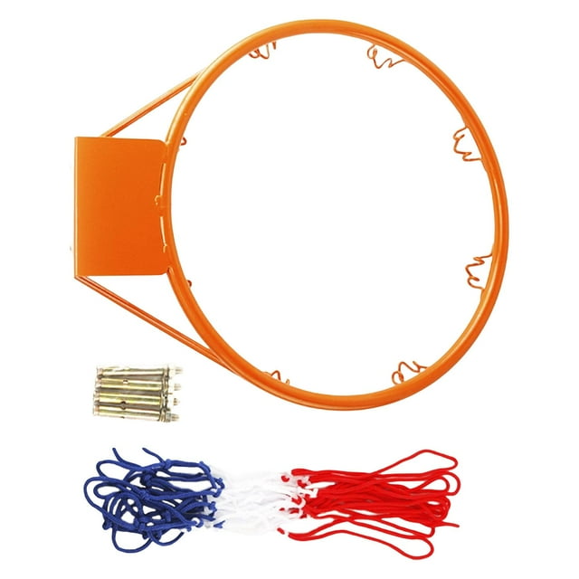 Panier de Basket Robuste Cadre de Basket pour Extérieur 12.59 Po Orange