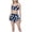 Navy, variant on Womens Halloween Ghost Print Spaghetti Strap Pajama Set No Side Pocket Elastic Waist 2 Piece Loungewear Sleepwear Home Outfit
