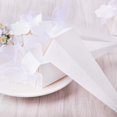 thumbnail image 1 of ShenMo 100 Pcs Triangular Vertebra Shaped Ice Cream Candy Box Wedding Gift Packing Accompanying Box Wedding Paper Box Ice Cream Wire Snow White, 1 of 5