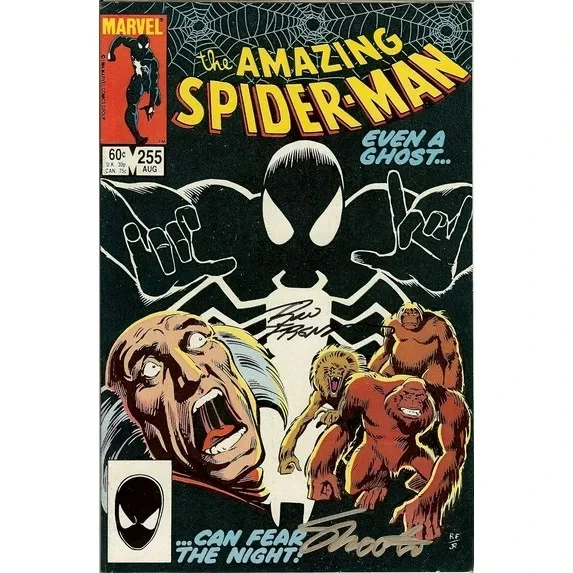 Amazing Spider-Man #255 Signed Jim Shooter Ron Frenz