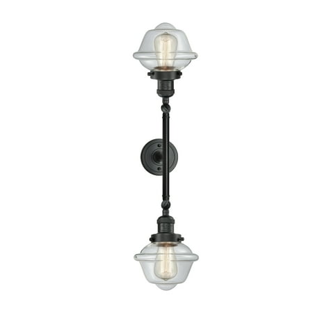 

Innovations Lighting 208L Small Oxford Small Oxford 2 Light 22 Wide Bathroom Vanity Light