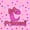 Pink C, variant on spefrowx Kawaii Princess Initial J Bed Sheets for Girls, Pink Sequin Print Ribbon Full Size Sheets, 4pcs, 1 Flat Sheet, 1 Fitted Sheet and 2 Pillowcases
