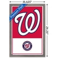 thumbnail image 3 of MLB Washington Nationals - Logo 22 Wall Poster, 14.725" x 22.375" Framed, 3 of 5