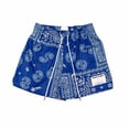 thumbnail image 4 of MNCEKFOD Mens Bermuda Shorts Summer Casual Basketball Shorts Loose Breathable Lightweight Sports Running Athletic Shorts Sky Blue M, 4 of 4