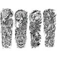 thumbnail image 1 of Tatuajes en El Hombro Falsos 4 Piezas Suministro Fiesta Animal para Cuerpo Brazo, 1 of 9