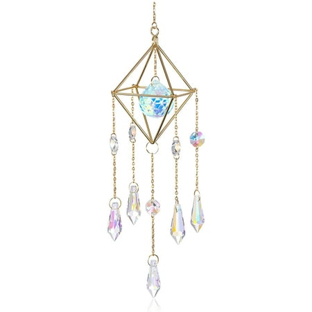 

Crystal Suncatcher for Window Decor Chandelier Crystals Prisms Hanging Sun Catchers for Home Garden Christmas Wedding Party Decoration