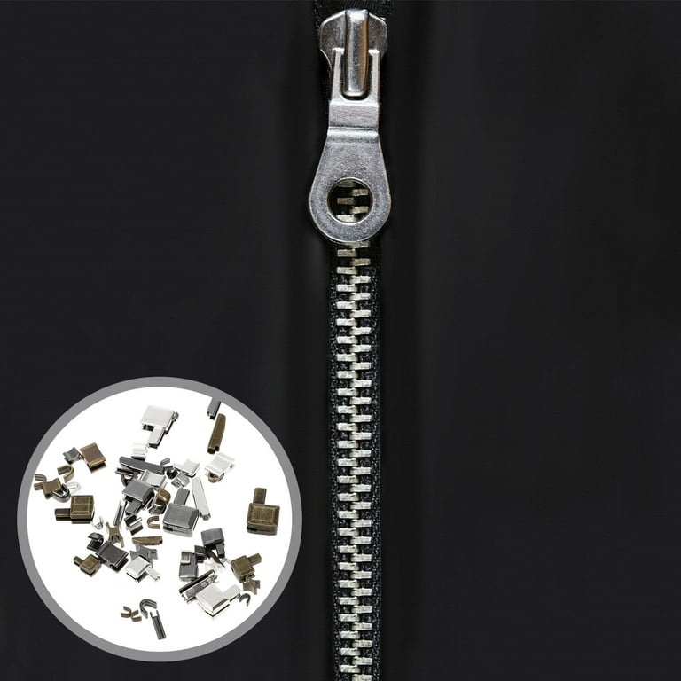 Metal Zipper Slider 5pcs Zippers Head Pull Replacement #3/5/8/10