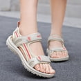thumbnail image 7 of Girls Sandals Sizes 6-7 Years Soft Sole Fashionable Beach Sports Comfortable Breathable Outdoor Trendy Durable Beige Shoes, 7 of 7