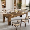 thumbnail image 3 of Tribesigns 6.5 ft Conference Table, 78.74-inch Long Rectangular Meeting Table for 6-8 People, Dark Brown, 3 of 9