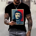 thumbnail image 4 of Camiseta con estampado 3D de Hero Che Guevara para hombre, camisa de manga corta con cuello redondo, ropa de calle de gran tamaño Harajuku, Tops para niños, 4 of 4