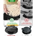 thumbnail image 3 of LONGOMA Chicken Shredder Tool Twist - 10" Large Meat Shredder Tool Twist, 3 Layers Pork Beef Breast Shredded Masher Grinder, Ergonomic Handle, Dishwasher Safe Anti-Slip Heat Resistant, 3 of 8