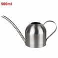 thumbnail image 3 of Regadera De 500Ml/1000Ml, Lata De Agua De Boca Larga, Rociador De Agua De Acero Inoxidable Para Plantas De Flores, Herramientas De Plantación De Jardín Advancent HA022568-00, 3 of 7