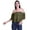 Black, variant on Womens Printed Off The Shoulder Crop Top Flounce Sleeve Summer Clothing Boho Blouse