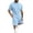 Sky Blue_006, variant on Domuza Mens Short Sets Outfits 2 Piece Summer Outfits T-Shirt Shorts Set Drawstring Short Sleeve Tracksuit Black XL