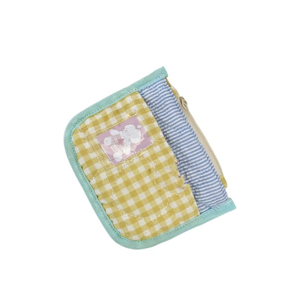 Aellinatey Adorable Fabric Card Case Coin Purse Portable Pocket Storage Students Gift