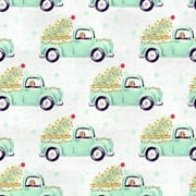 The Pioneer Woman 58" Anti-pill Fleece Charlie Truck Print Sewing & Craft Fabric By the Yard, Multi-color