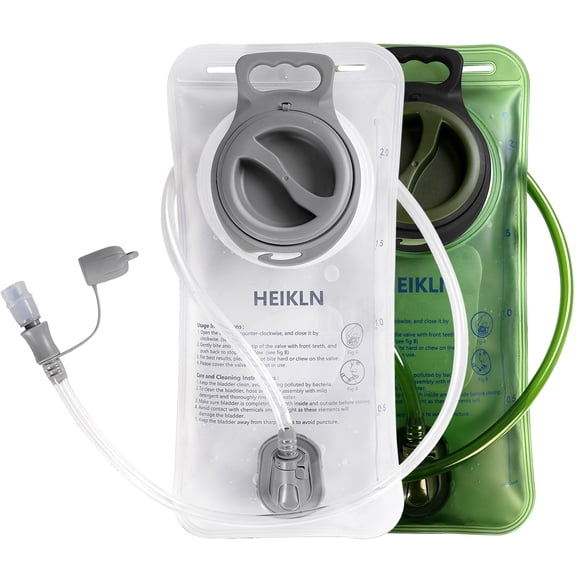 Bolsas de Agua HEIKLN de 2L Paquete de 2 para Mochilas de Senderismo Sin BPA