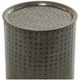 thumbnail image 5 of DecMode 18" x 21" Bronze Metal Handmade Drum Accent Table with Hammered Design, 3-Pieces, 5 of 13
