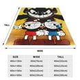 thumbnail image 2 of The Cuphead Show Fleece Blanket Super Soft Cozy Warm Flannel Fleece Throw Blanket For Couch Bed Sofa Throw 80"X60", 2 of 7