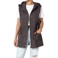 thumbnail image 1 of TheMogan Women's PLUS Drawstring Loose Fit Utility Vest Sleeveless Military Jacket, 1 of 7