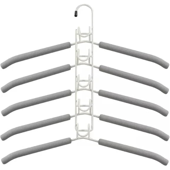 XHSGX Heavy-Duty Space Saving Hanger with Heavy-Duty Metal Frame & Non-Slip Foam Pad - Heavy Weight Capacity for Coats, Sweaters, Suits, Shirts - Suitable for Wardrobe, Closet, Retail Store