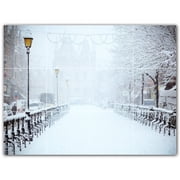 Picture-Tiles.com: Winter Ceramic Tile Wall Mural WAL501218-43L. 32"W x 24"H using (12) 8" x 8" Ceramic Tiles-Satin Finish