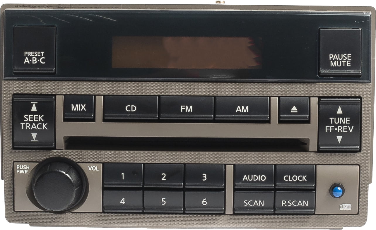Restored 20052006 Nissan Altima AM FM Radio CD Player w Bluetooth Beige Part 28185ZB102 (Refurbished)