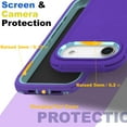 thumbnail image 3 of For Apple iPhone Air Case Shockproof Dust/Drop Proof 3 in 1 Full Body Rugged Heavy Duty Durable Cover Purple, 3 of 5