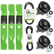8TEN Blade Spindle Belt Kit for AYP Poulan 532130652 532137152 44-inch MK1010038