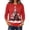 Vermilion -AS23, variant on Lumtrix Women's Merry Christmas Shirts Christmas Long Length Sleeve christmas print Crew Neck Polo Shirts Multicolor L