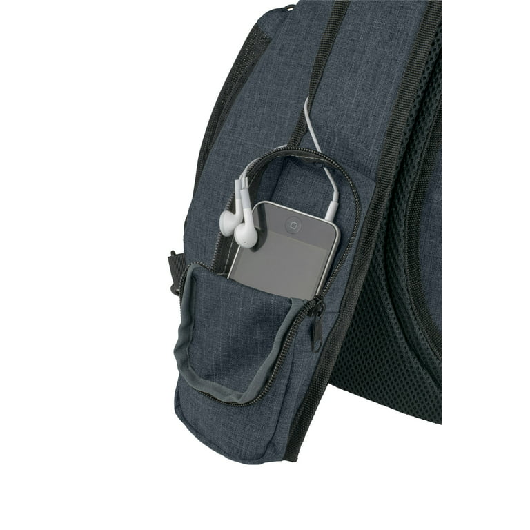 Versatile Canvas Sling Bag Backpack with RFID Security Pocket and