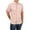 01 Coral, variant on Ma Croix Mens Roll Up Sleeve Collar Button Down Chambray Striped Short Long Sleeve Casual Shirt