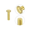 thumbnail image 4 of Unique Bargains Brass Hex Bolts, M4x16mm 30 Pack Fully Thread Grade 4.8 Machine Screws, 4 of 4