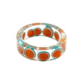 thumbnail image 1 of XZNGL Cute Acrylic Resin Rings Colorful Summer Knuckle Transparent Rings, 1 of 9