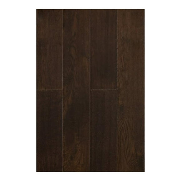 Pemberly Row Traditional 1/2x5" Hardwood Flooring in Oak Walnut
