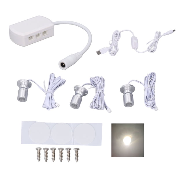 <p>Mini Led Spot Lights USB Spot Light Mini LED Spot Lights 5V USB Showcase Display Light 1 To 3 Dimmable Small Cabinet Light For Jewelry Collection</p>