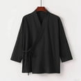 thumbnail image 1 of TINZ Elegant Side Button Traditional Chinese Cardigan Outerwear Zen Robe Layering Piece plus Size Womens Sweaters Cardigan Sweatshirt Cardigan Polyester, 1 of 2
