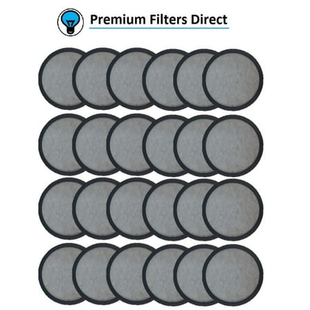 Premium Filters Direct Charcoal Water Filter Disks for Mr. Coffee Machines, 24 Pack