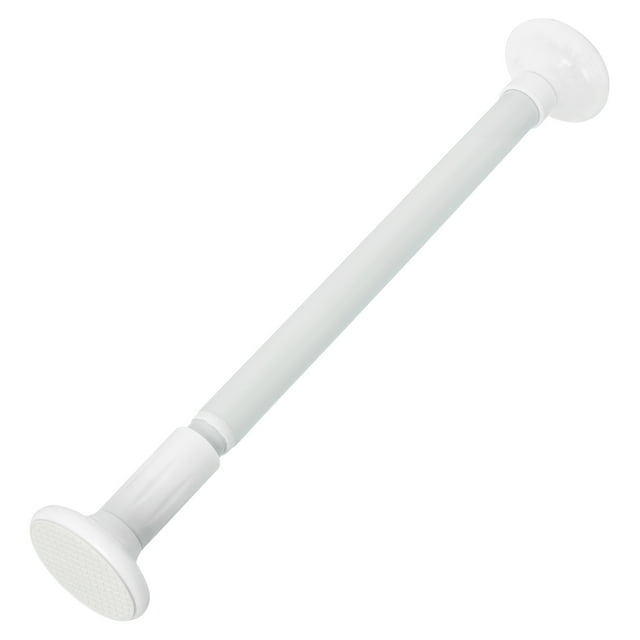 Unique Bargains Tringles à Rideaux Télescopiques Blanches de 16 à 20 Pouces, Tringle de Douche Réglable en Acier Inoxydable pour Salle de Bain et Chambre