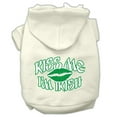 thumbnail image 4 of Pet Dog  Cat Hoodie Screen Printed, "Kiss Me I'm Irish", 4 of 10