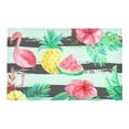 thumbnail image 2 of CADecor flamingo and fruits Non-Slip Bath Rug Bath Mat Rug Doormat 30x18 inches, 2 of 3