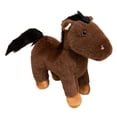 thumbnail image 1 of Caballo de peluche, juguete de peluche, figuras de animales de peluche, divertido adorno suave, almohada para abrazar S café, 1 of 9