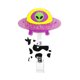 thumbnail image 4 of Portacredencial Retráctil Con Forma De Vaca Abducida Por OVNI, Original Portaidentificación Con Temática Alienígena, Divertido Accesorio Para Eventos, Clip Seguro Con Detalle Brillante, 4 of 9