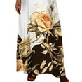 thumbnail image 4 of Gvmfive Women's Summer Casual Maxi Dress Short Sleeve Floral Print Long Dress, 4 of 4