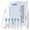 White, variant on HOOYAPIK Sonic Electric Toothbrush, 40,000 VPM, 6 Modes, White, with 6 Brush Heads and Travel Case